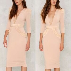Zhivago Beige Informant Midi Dress